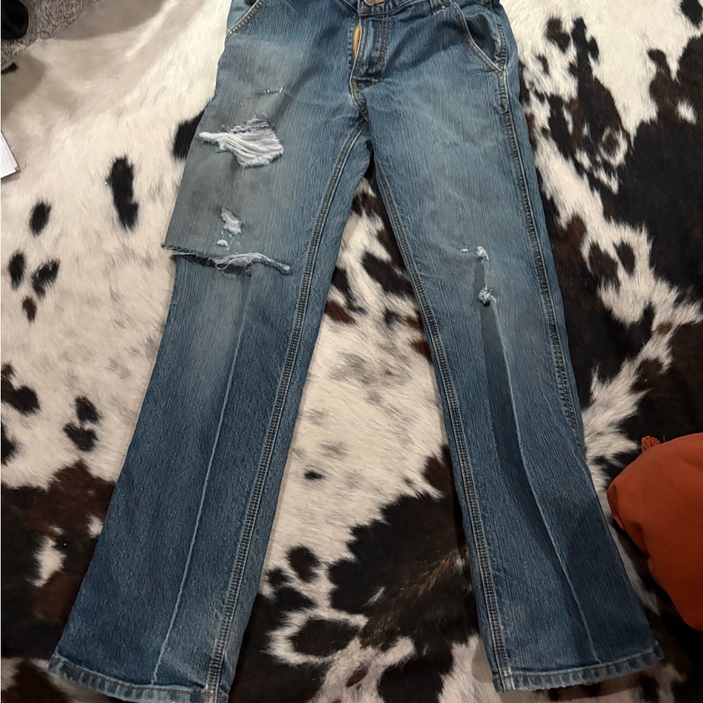Distressed Blue Jeans for men